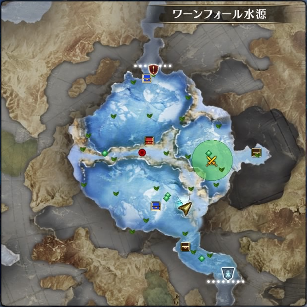 MAP・ワーンフォール水源