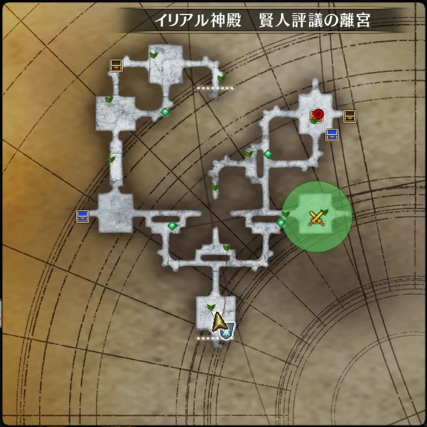 MAP・イリアル神殿 賢人評議の離宮